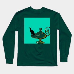 THE CAT AND THE LAMP Long Sleeve T-Shirt